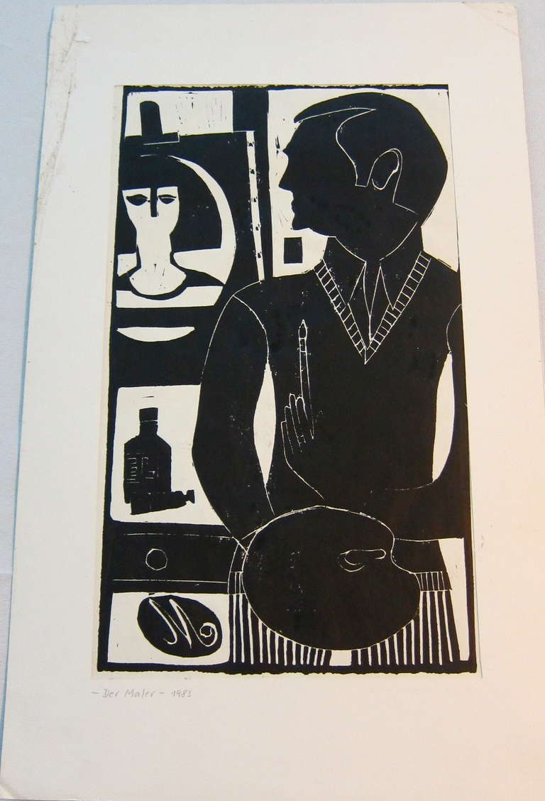 Hajo Malek Interior Print - Der Maler (The Artist)