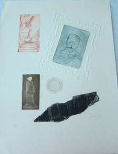 Surrealist etching and embossing