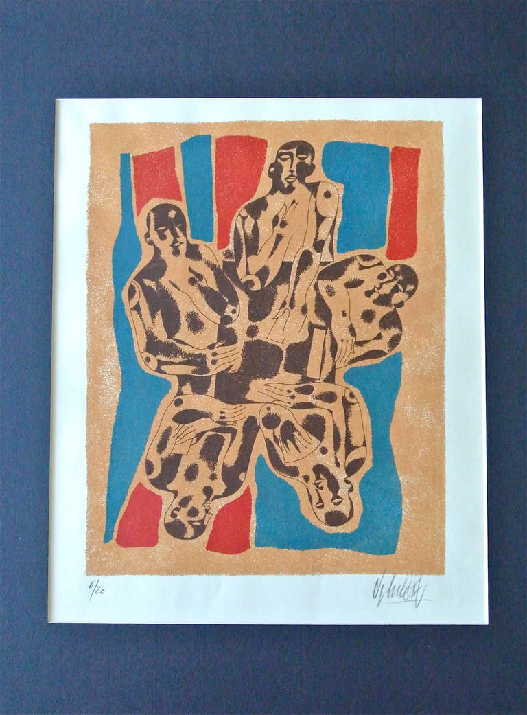 Yargo De Lucca Abstract Print - Canada Suite Signed Serigraph
