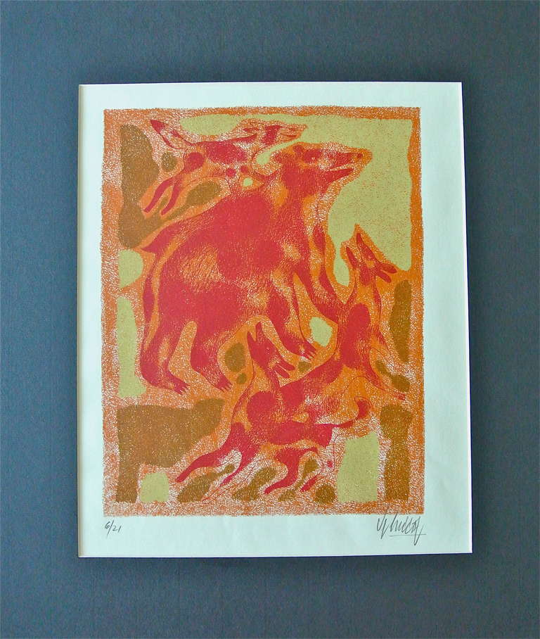 Yargo De Lucca Animal Print - Untitled, Canada Suite, Wildlife
