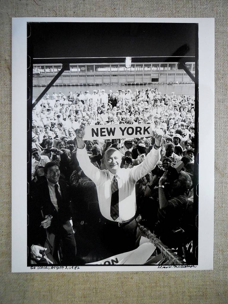 Fred McDarrah Black and White Photograph - Ed Koch