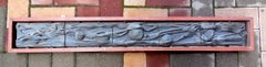 Vintage Architectural Ceramic Relief Frieze