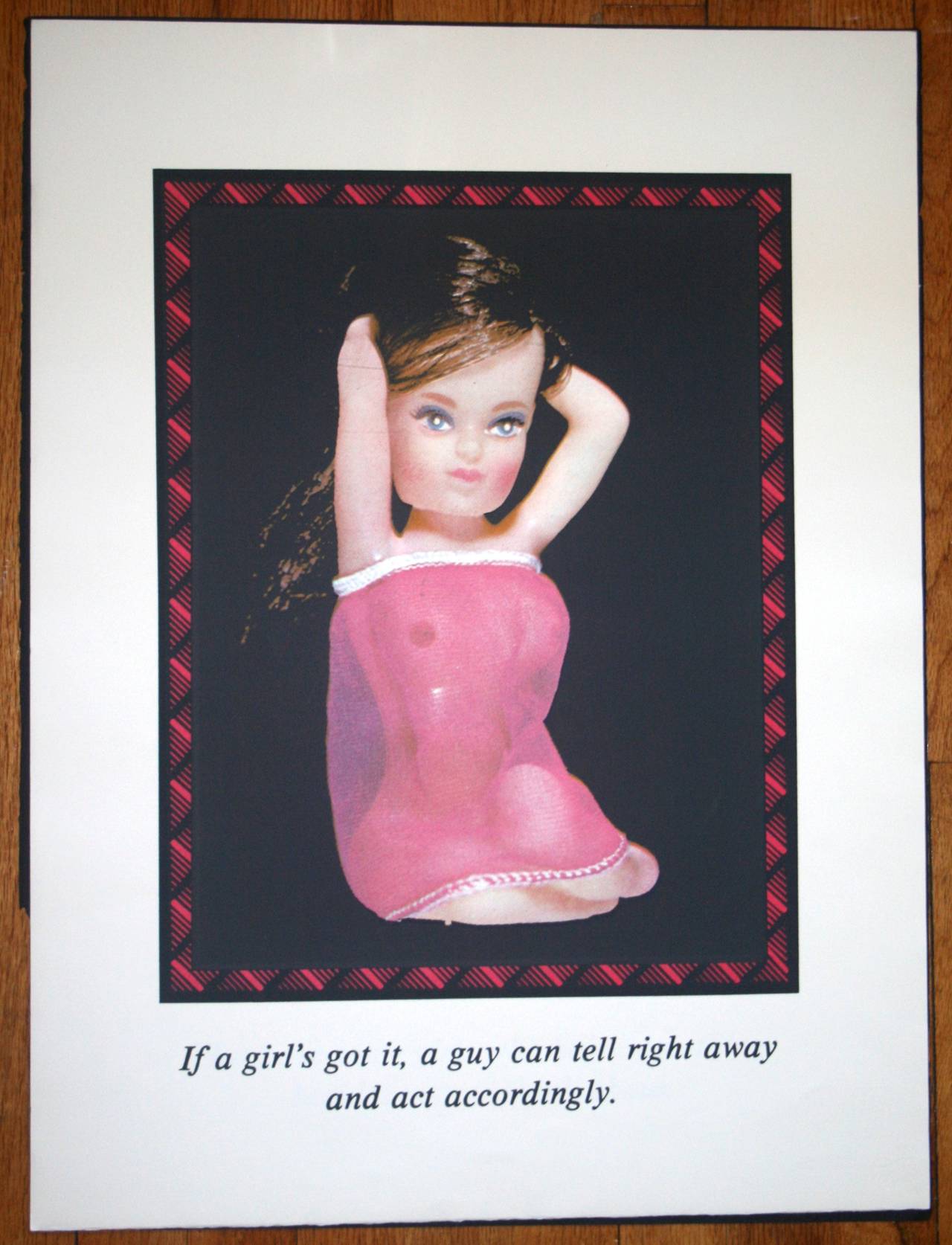Gail Rubini Figurative Print - If a girl's got it... Pop Art Serigraph Barbie Doll 