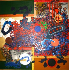 Jose Ramon Lerma, Gemälde in Mischtechnik, „Call To Mohammad“