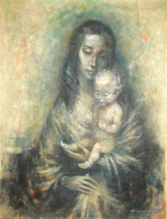Vintage Mother and Child