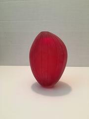 Vintage Hand Made Blown Faceted Murano Glass Sculpture Vase for Arcade