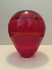#9 Red Large Bulb Jaime Guerrero Studio Glass Vase