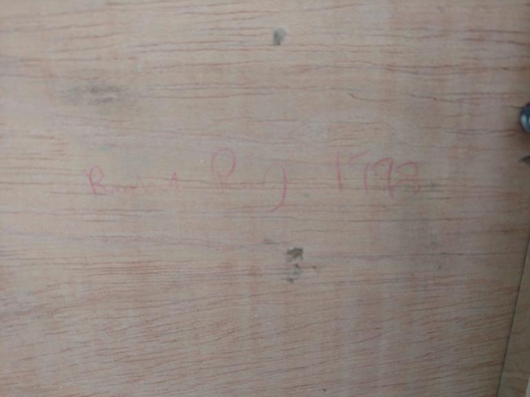 Richard Purdy - Text with Diagram, Encaustic and Digital Print on ...