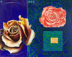 Surrealist Trompe L'oeil, Lush Roses