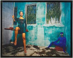 Untitled (Blue), Alchemy Series, Vintage Cibachrome Print