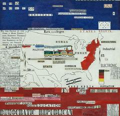 UNTITLED "USA" (DEMOCRATIC REPUBLICAN COLLAGE)