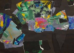 Sag Harbor Series No. 36 Torn Paper Collage