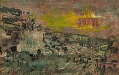 Rocamadour, Modernist Abstract Architectural Village Landscape