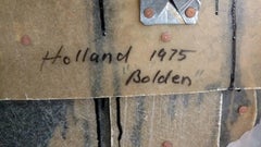 BOLDEN, 1973 Very Large Constructed Mixed Media Painting, Wall Sculpture
