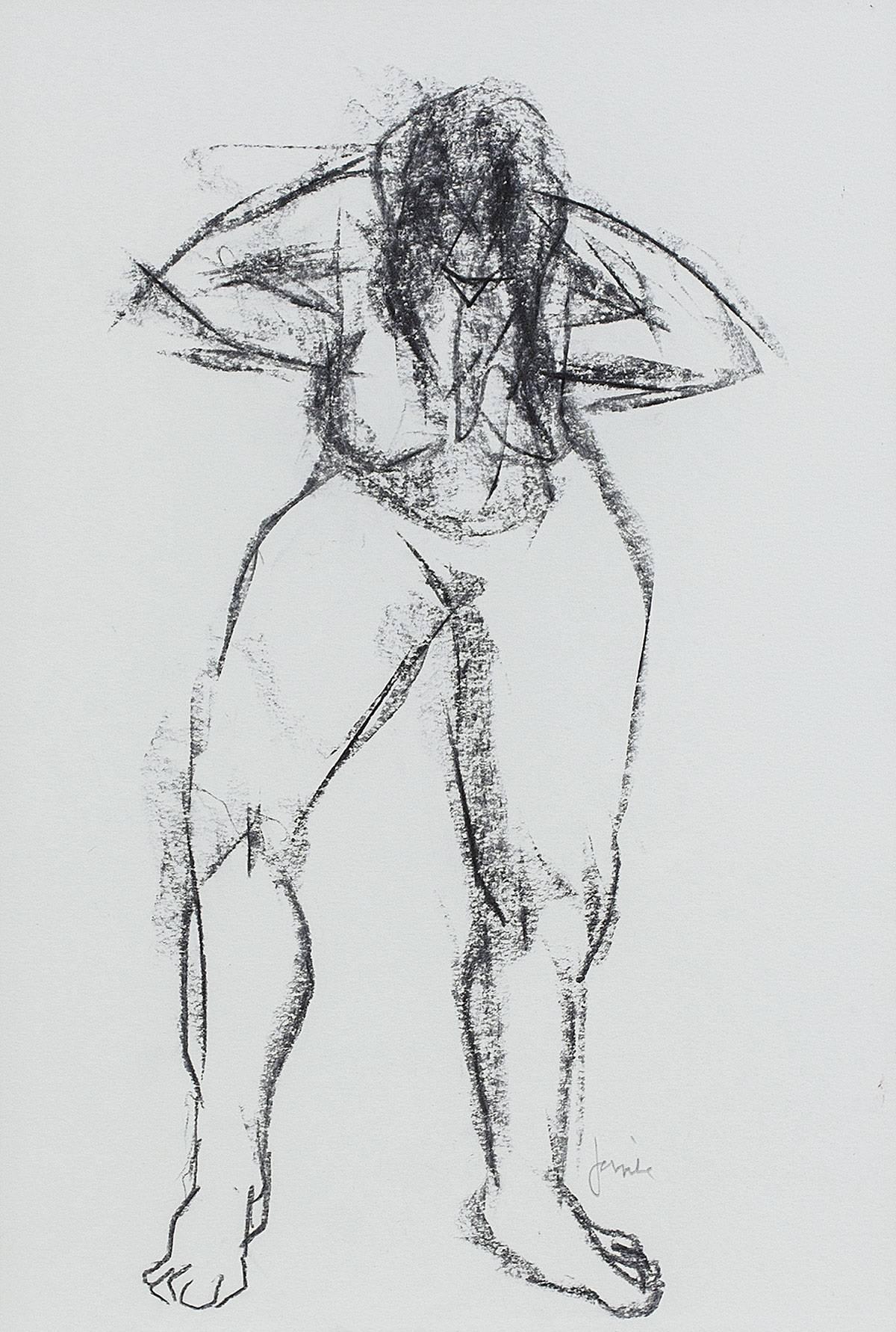 Figure Study of a Woman Standing - Art by Jamie Marin-Price