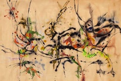 Abstract Expressionist Painting 1959 "Aspects Of Spring 2"