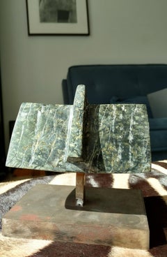 Galerie La Pochade, Paris France. Abstract Marble Sculpture