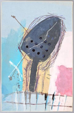 Modernist Israeli Soft Tapestry Wall Hanging Rug Calman Shemi