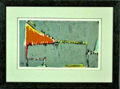 Untitled Abstract Expressionist Painting, 1988. Modernist Composition 
