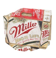 Vintage Miller High Life, Trompe L'Oeil Hyperrealism Decay Art