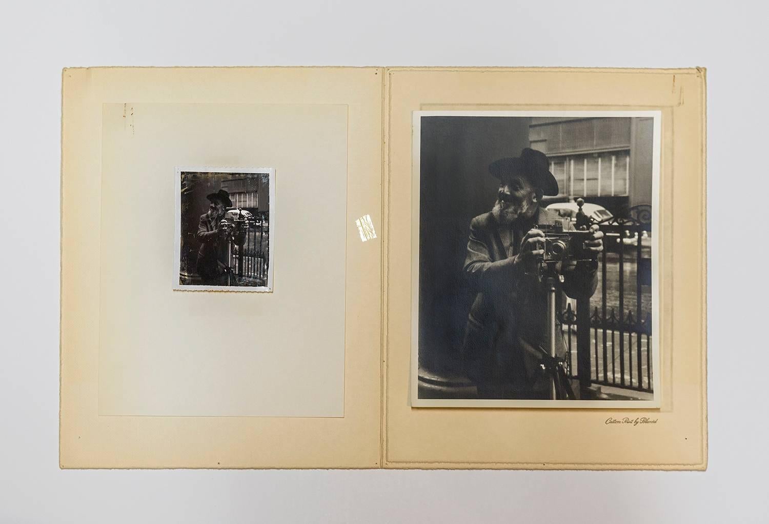 Rare Vintage Silver Gelatin and Polaroid Photograph Prints Ansel Adams Portrait 3