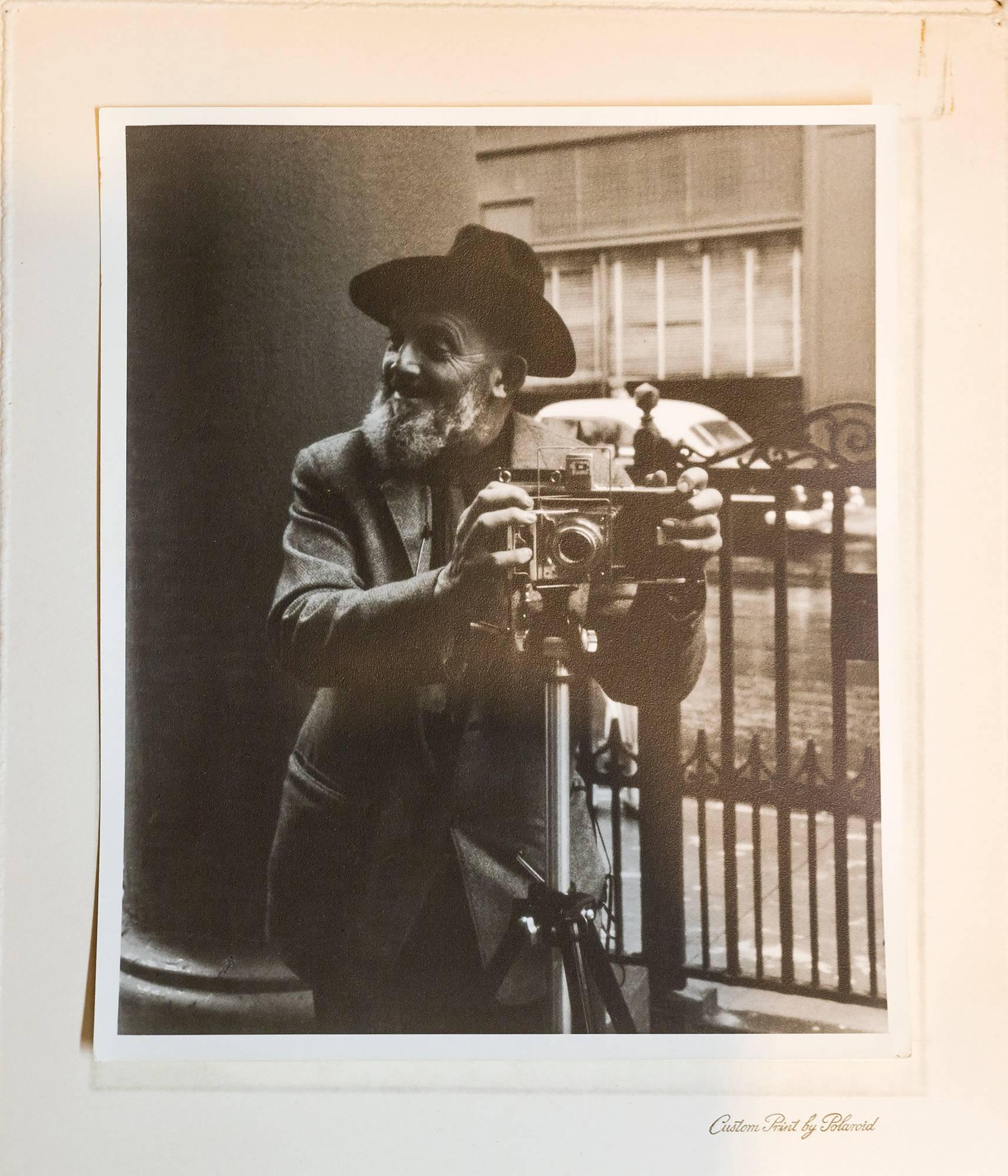 Rare Vintage Silver Gelatin and Polaroid Photograph Prints Ansel Adams Portrait 4