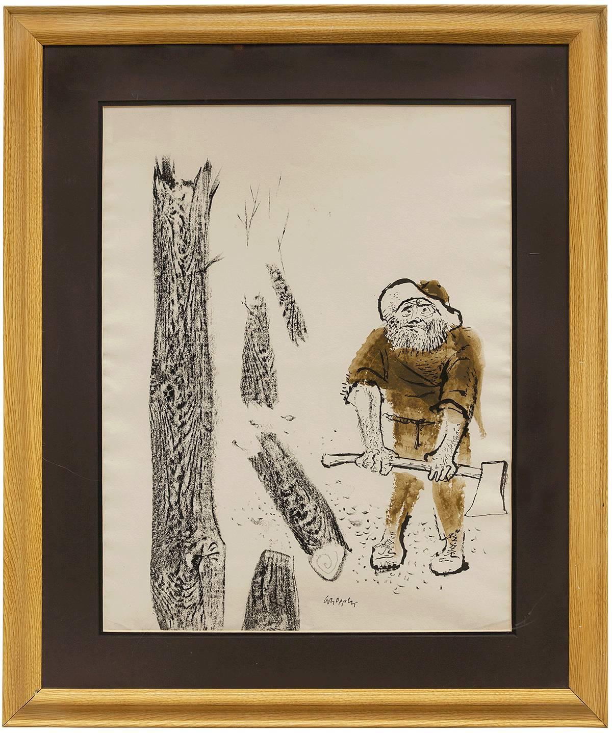 the woodcutter painting