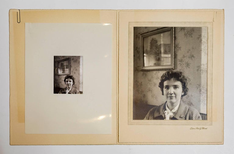 Rare Vintage Silver Gelatin and Polaroid Photograph Prints Ansel Adams Portrait For Sale 3