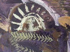 Rare Bronze Painted Cast Study for South America