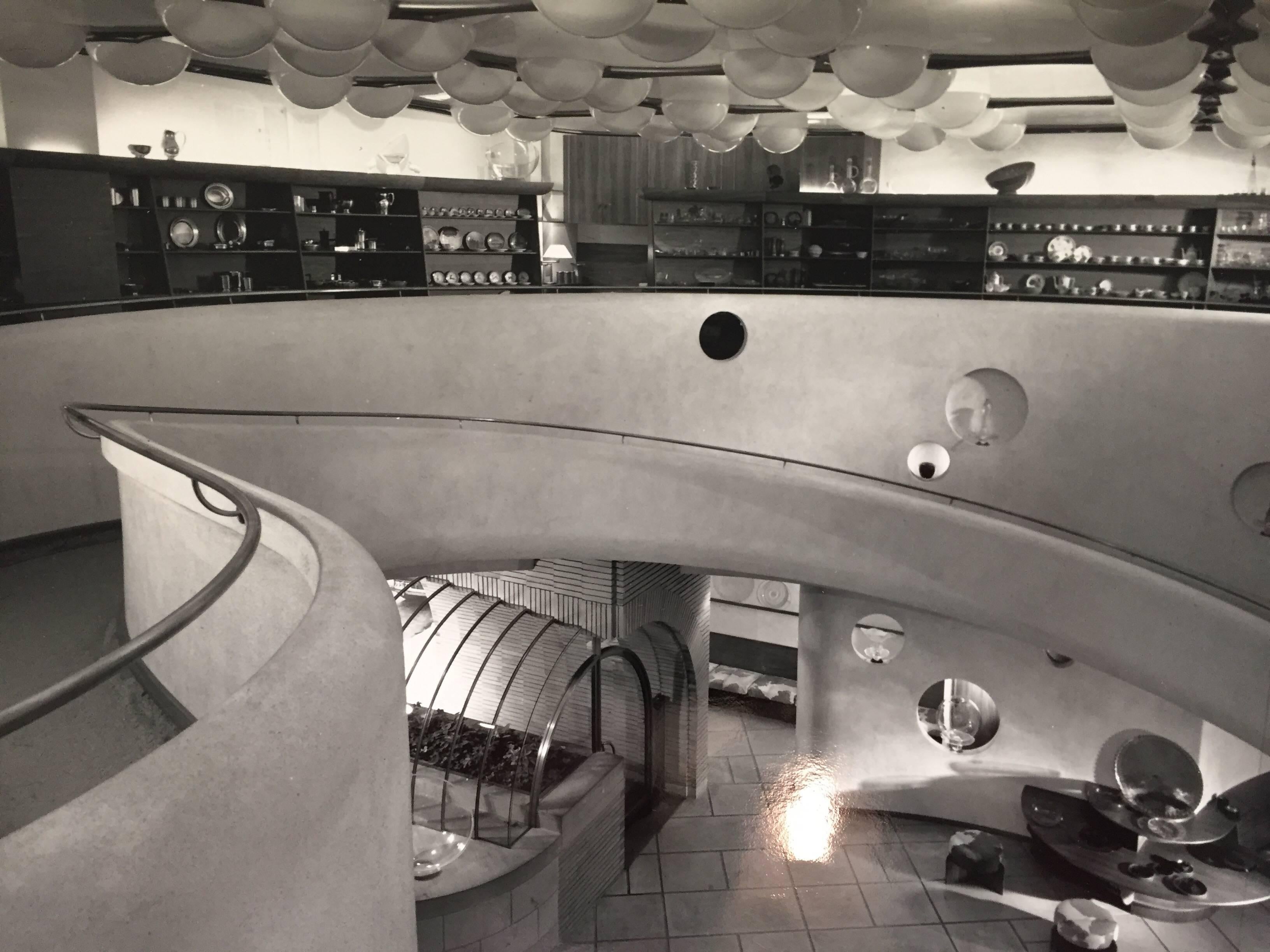 Julius Shulman Black and White Photograph - Architectual Study - Interior