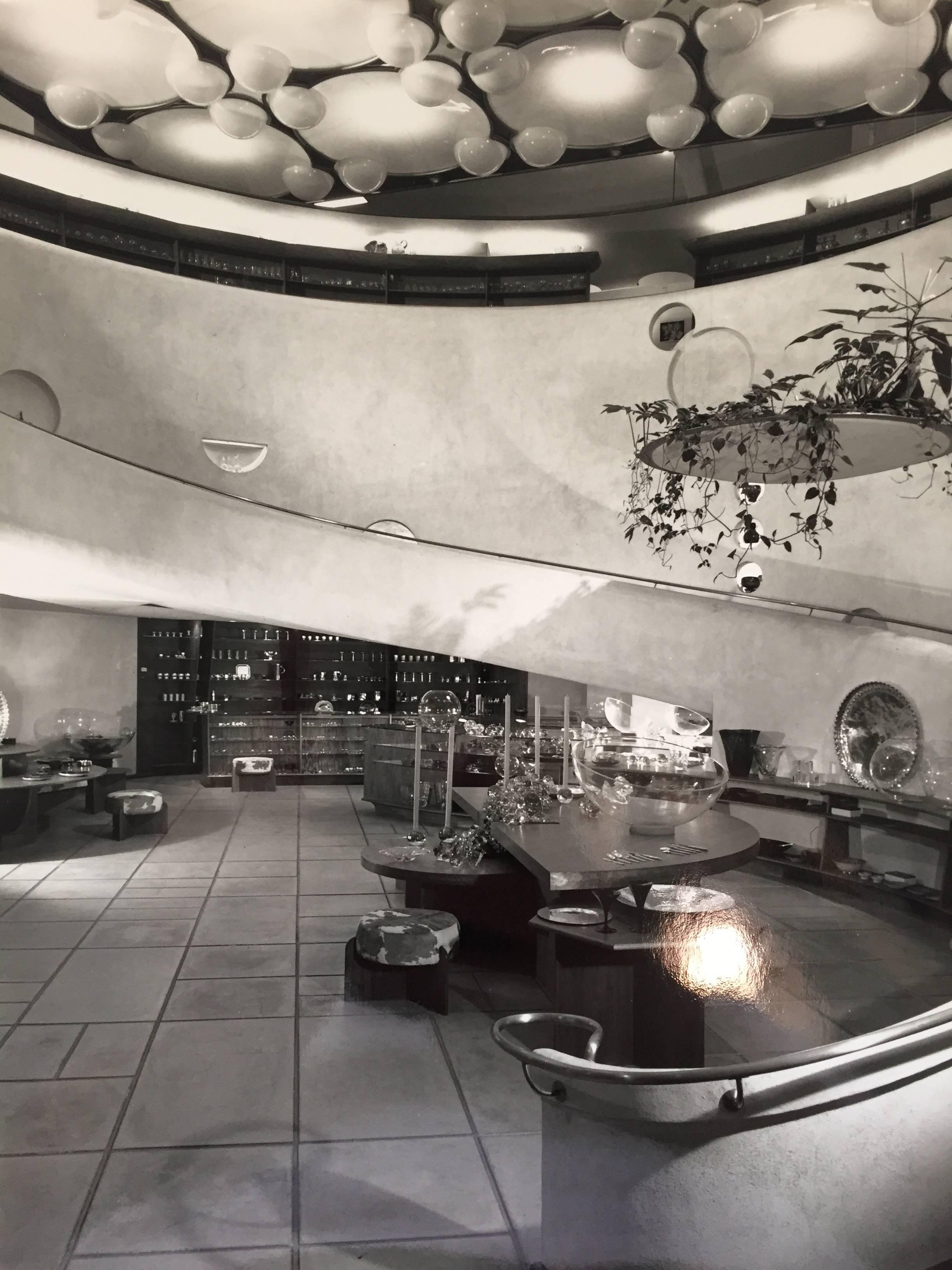 Julius Shulman Black and White Photograph - Architectural Study - Interior