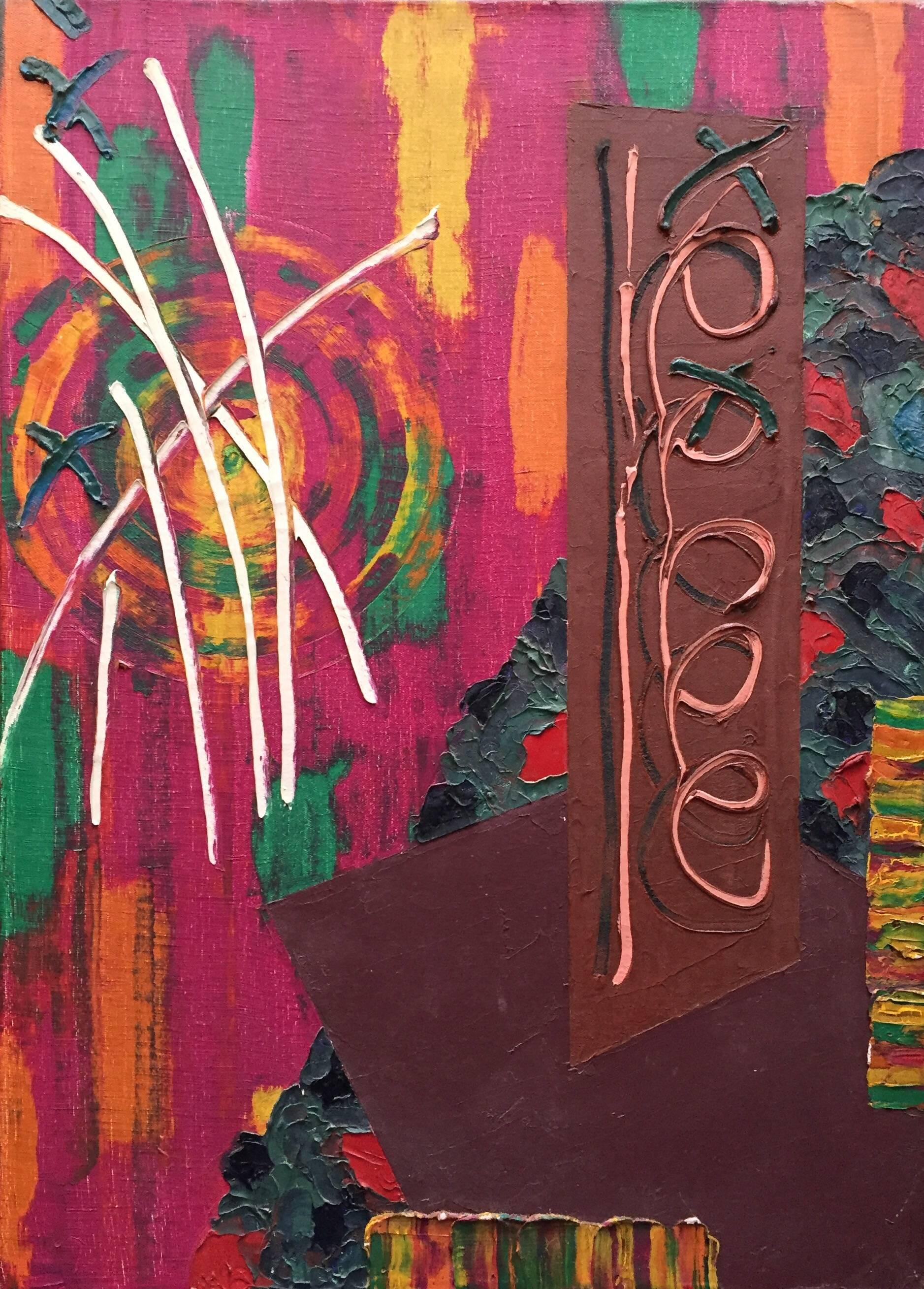 Richard Hennessy Abstract Painting - Untitled
