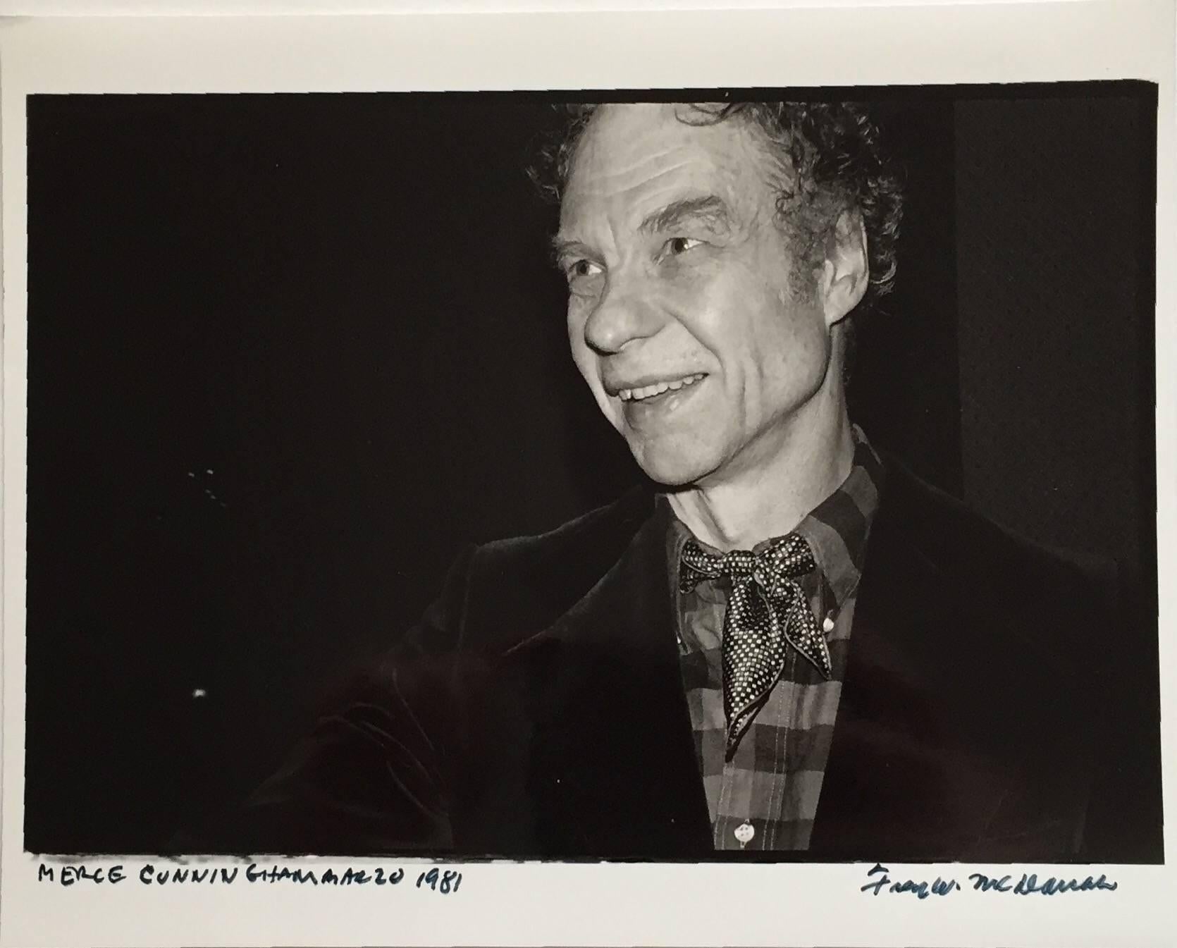 Fred McDarrah Black and White Photograph - Merce Cunningham 1981