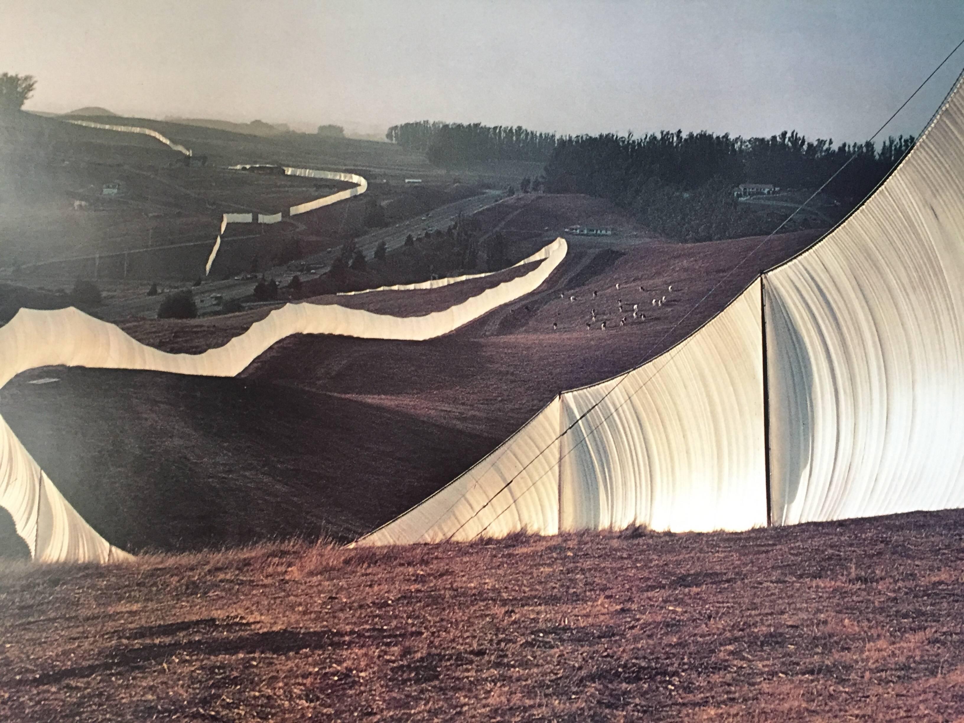 Running Fence, Sonoma and Marin Counties, California - Print by Christo and Jeanne-Claude