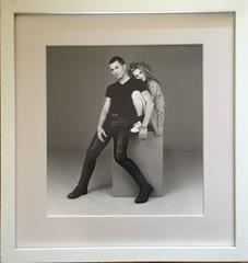 Vintage B&W Fine Art Fashion Photgraph of Kate Moss & Paul Rowland