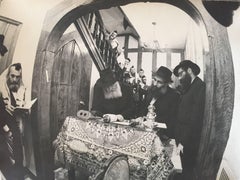 Rare Vintage Original Photo from the Court of The Lubavitcher Rebbe 770 Chabad