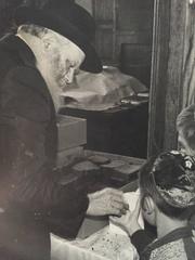 Rare Vintage Original Photo from the Court of The Lubavitcher Rebbe 770 Chabad