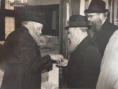 Rare Vintage Original Photo from the Court of The Lubavitcher Rebbe 770 Chabad