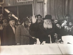 Rare Vintage Original Photo from the Court of The Lubavitcher Rebbe 770 Chabad
