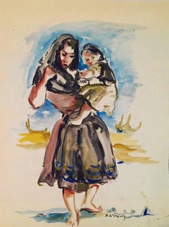 Mutter und Kind aus Baumwolle