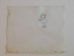 Original Pencil Drawing from PIERRE, "I DONT CARE" (CBS 1970s)