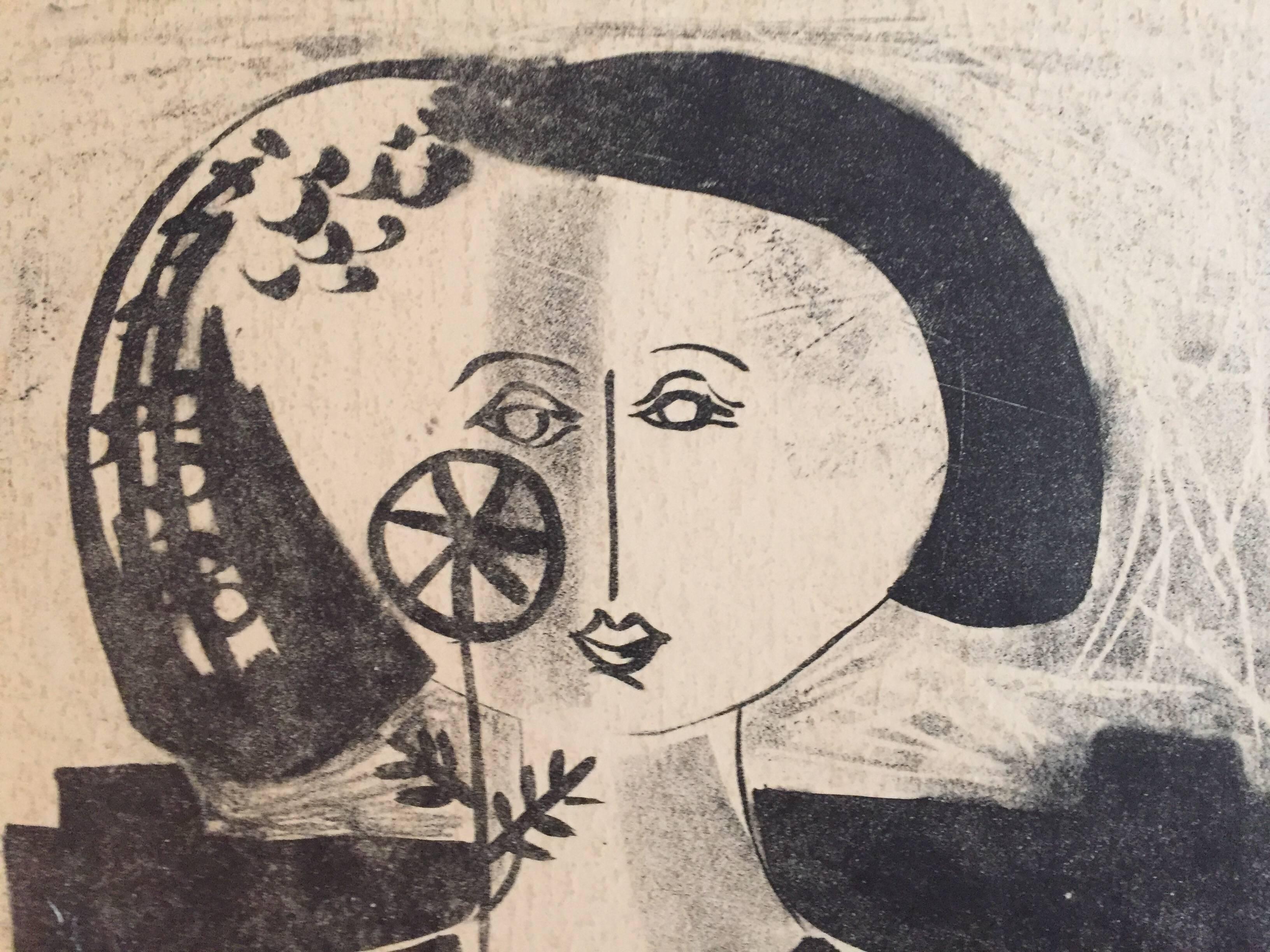 Head of a Women - Print by Ora Lahav Chaaltiel