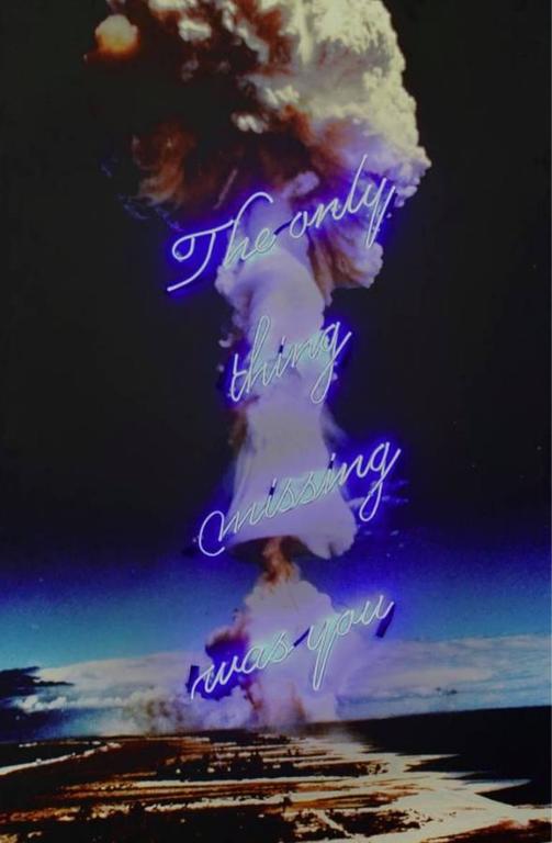 Olivia Steele The Only Thing Missing Was You Neon Artwork, Mixed