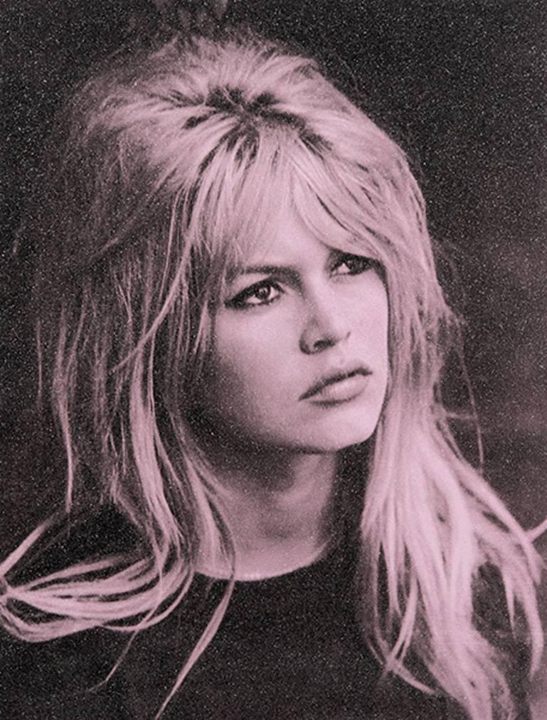 Russell Young Portrait Photograph - Bardot - Storm Pink, 2017