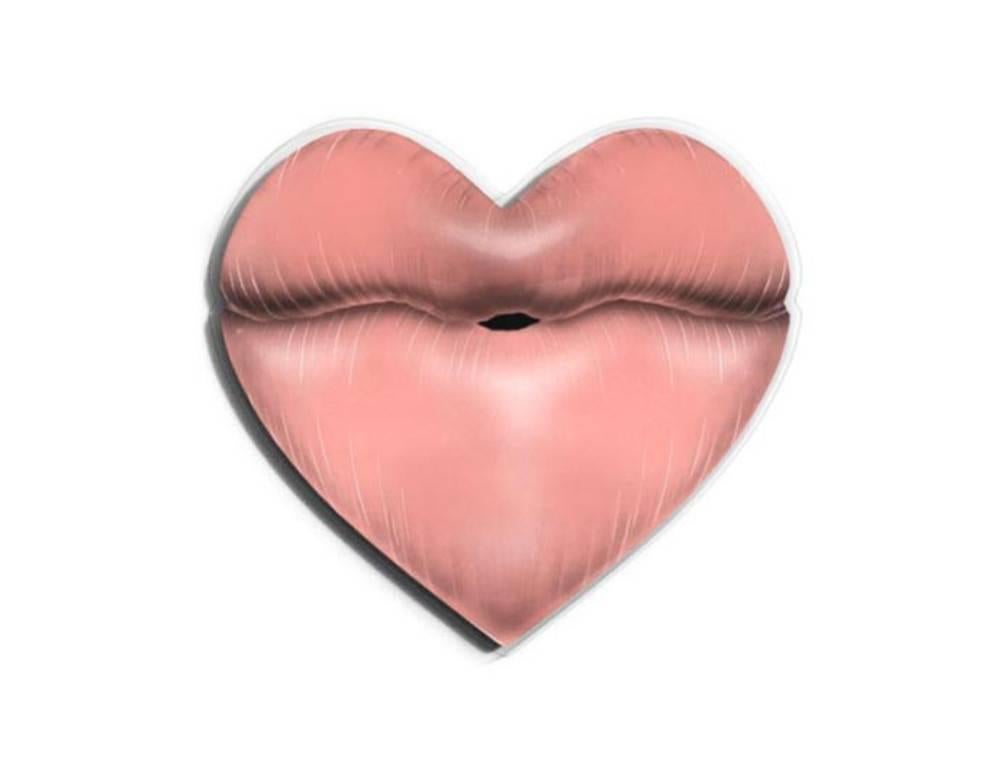 Lips & Love – Hautfarben – Mixed Media Art von David Drebin