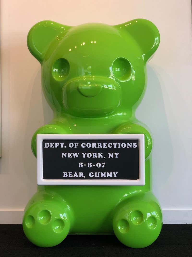 Whisbe Vandal Gummy Bear Lifesize, Sculpture For Sale at 1stdibs