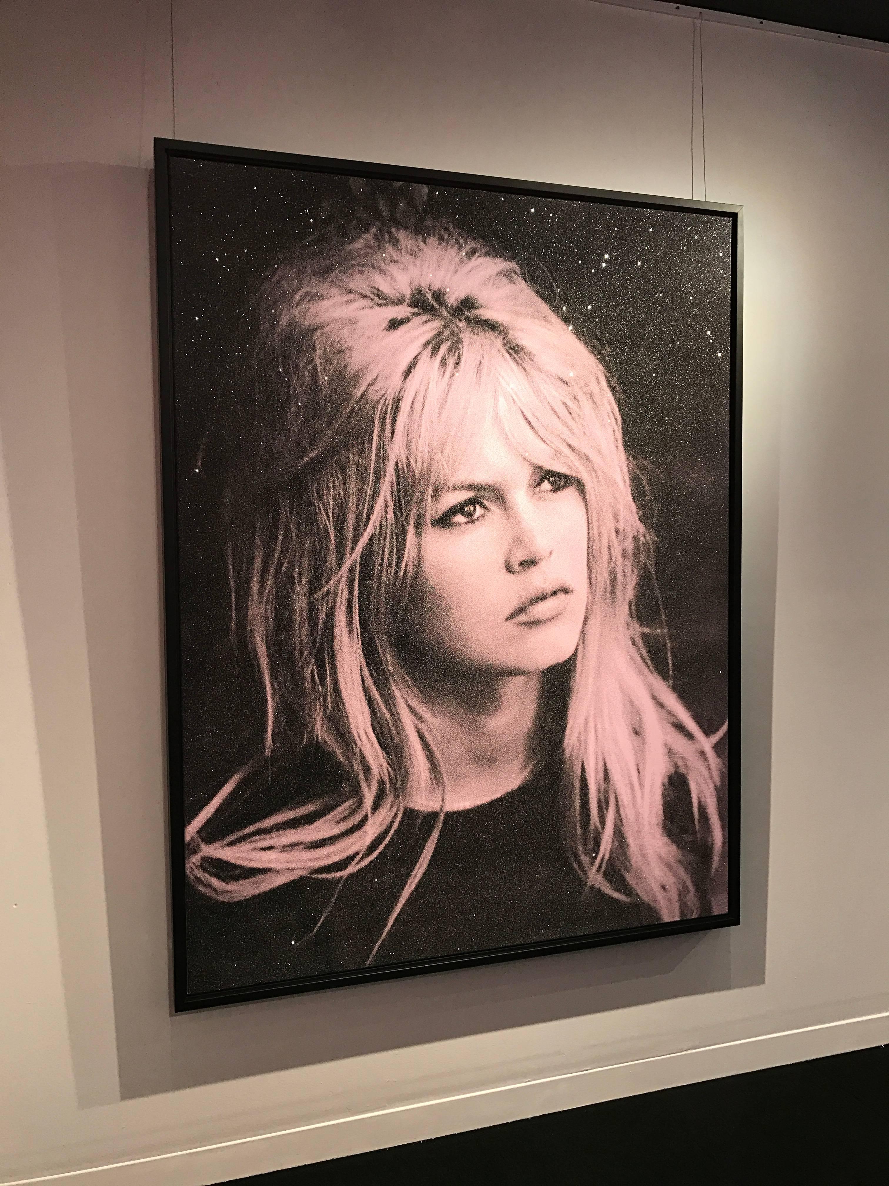 Bardot - Storm Pink, 2017 - Contemporary Photograph by Russell Young