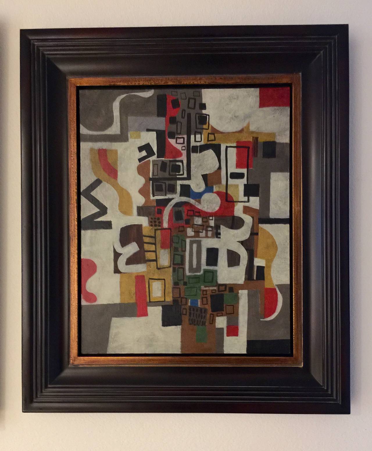 "Square Column" - Painting by Gary Janis