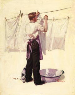 Hanging the Laundry, Liberty Magazine Cover