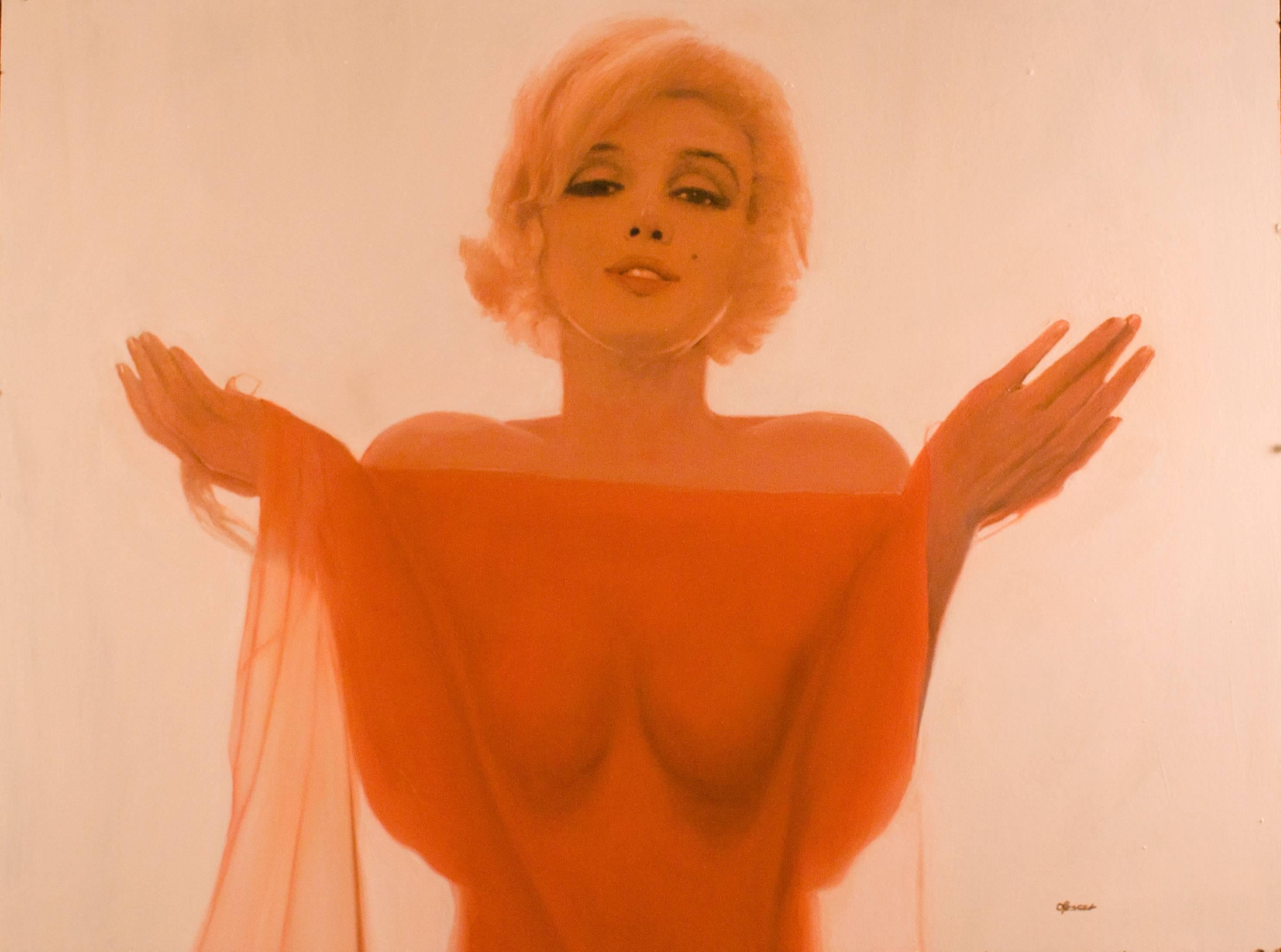 Marilyn Monroe  - Painting by Ron Lesser